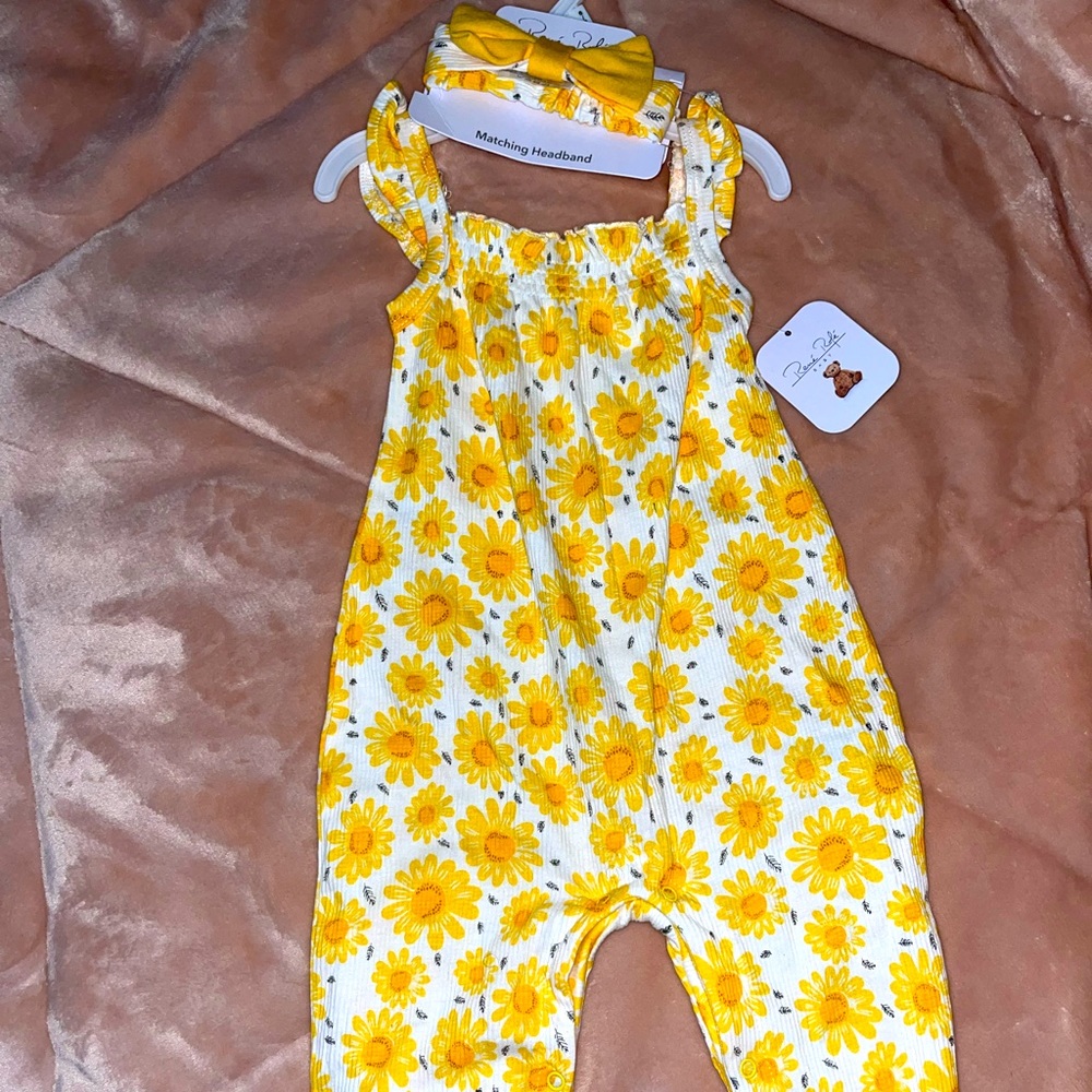 One piece matching head band set